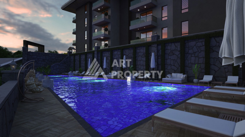 Новый проект в элитном районе Конаклы - Ракурс 20