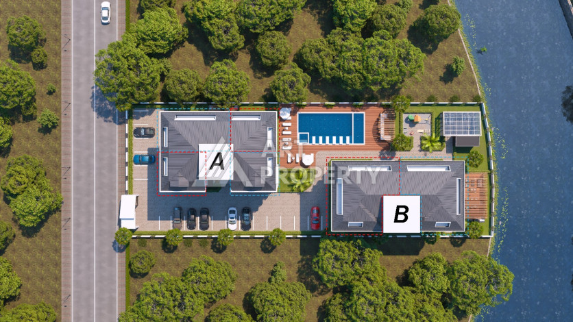 Новый комплекс на берегу реки в тихом районе Кестель - Ракурс 11