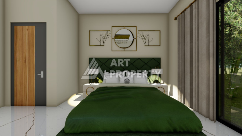 Новые апартаменты 1+1 в комплексе с пятизвездочной инфраструктурой в районе Махмутлар - Ракурс 13