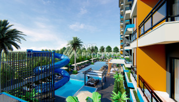 Новые апартаменты 1+1 в комплексе с пятизвездочной инфраструктурой в районе Махмутлар - Ракурс 16