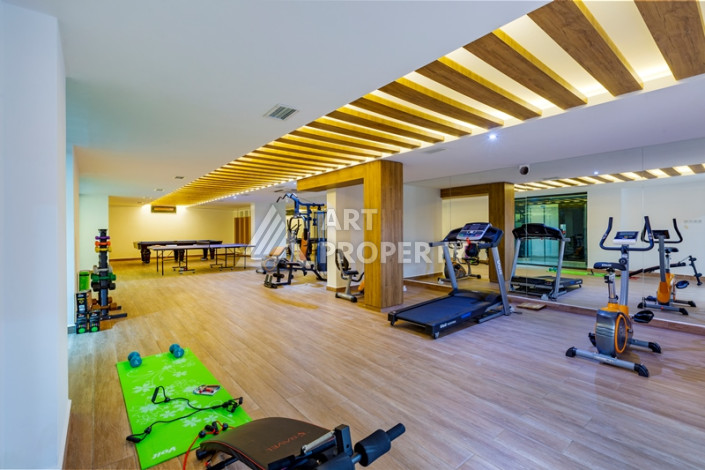 Двухуровневая меблированная квартира 2+1 с собственной инфраструктурой в центре Аланьи - Ракурс 6