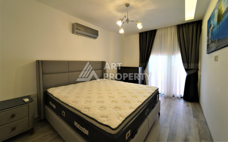 Двухуровневая меблированная квартира 2+1 с собственной инфраструктурой в центре Аланьи - Ракурс 22