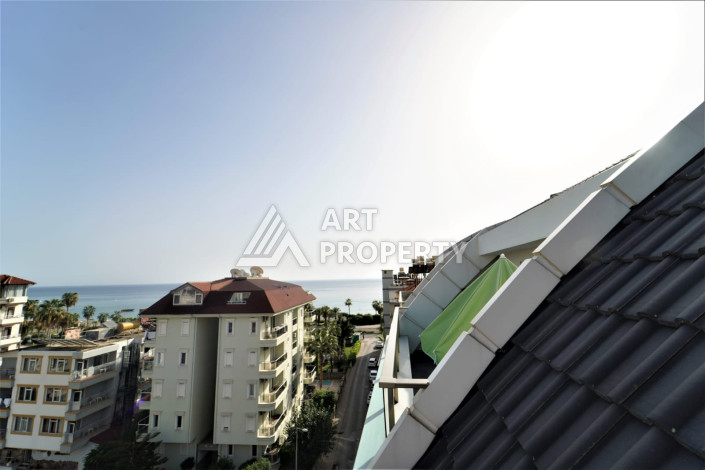 Двухуровневая меблированная квартира 2+1 с собственной инфраструктурой в центре Аланьи - Ракурс 28