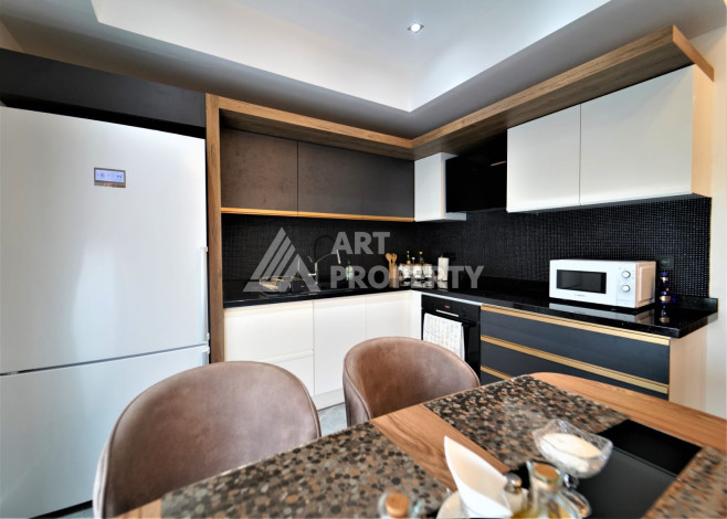 Двухуровневая меблированная квартира 2+1 с собственной инфраструктурой в центре Аланьи - Ракурс 29