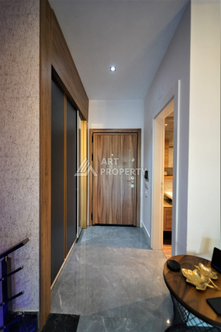 Двухуровневая меблированная квартира 2+1 с собственной инфраструктурой в центре Аланьи - Ракурс 33