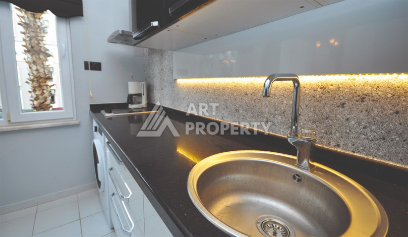 Большая 2+1 в районе пляжа Клеопатра в центре Алании - Ракурс 11