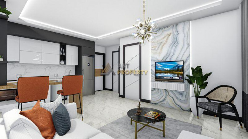 Шикарный новый проект на огромной площади в районе Оба, 50-197 м2 - Ракурс 6