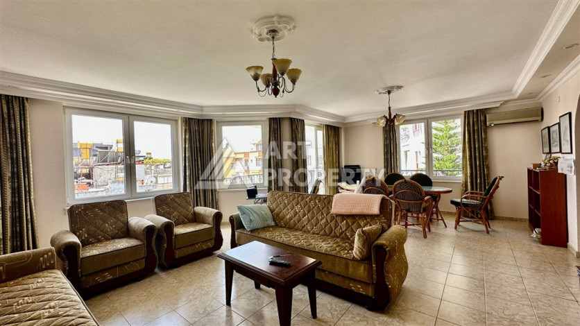 Уютная большая квартира 3+1 в центре Аланьи - Ракурс 15