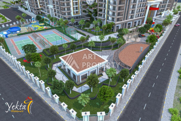 Премиальные апартаменты 1+1 в новом комплексе с полной инфраструктурой в районе Махмутлар - Ракурс 5