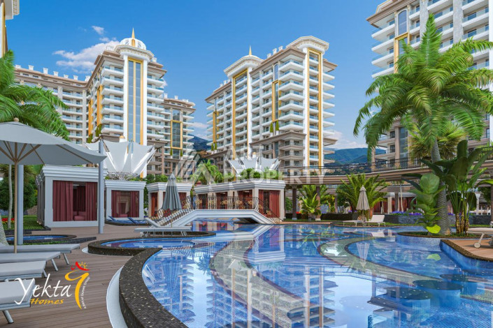 Премиальные апартаменты 1+1 в новом комплексе с полной инфраструктурой в районе Махмутлар - Ракурс 8