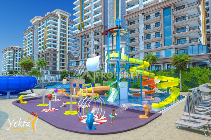 Премиальные апартаменты 1+1 в новом комплексе с полной инфраструктурой в районе Махмутлар - Ракурс 13