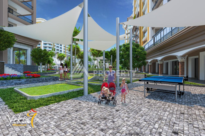 Премиальные апартаменты 1+1 в новом комплексе с полной инфраструктурой в районе Махмутлар - Ракурс 17