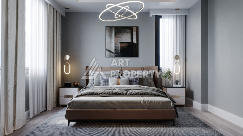 Квартира 1+1 в новом комплексе в центре Аланьи - Ракурс 5