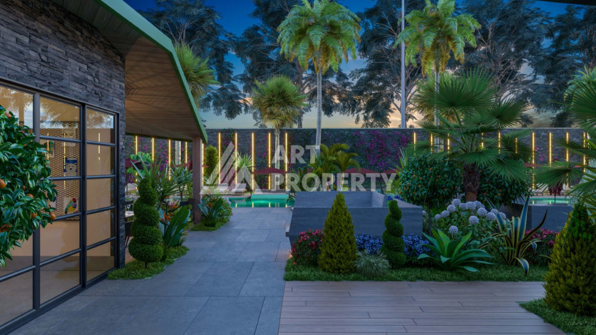 Апартаменты 2+1 в элитном районе Каргыджак - Ракурс 43