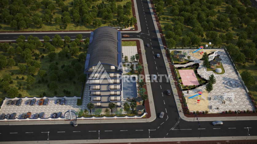 Новый проект на начальной стадии строительства в Газипаша - Ракурс 2