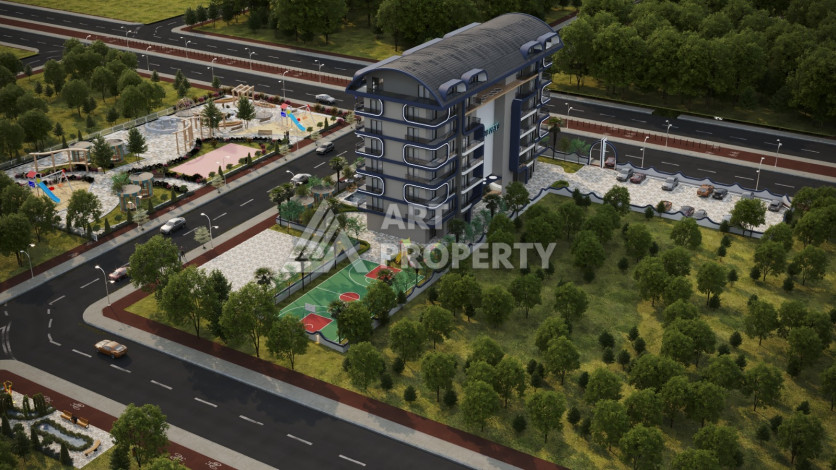 Новый проект на начальной стадии строительства в Газипаша - Ракурс 3