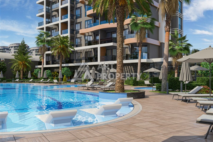 Элегантные апартаменты 1+1 в тихом районе Авсаллар - Ракурс 3