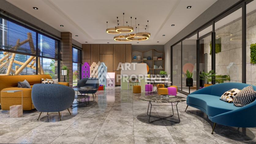 Элегантные апартаменты 1+1 в тихом районе Авсаллар - Ракурс 5