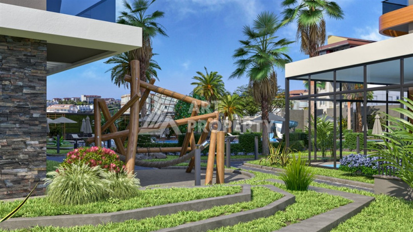 Элегантные апартаменты 1+1 в тихом районе Авсаллар - Ракурс 12