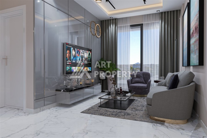 Элегантные апартаменты 1+1 в тихом районе Авсаллар - Ракурс 13