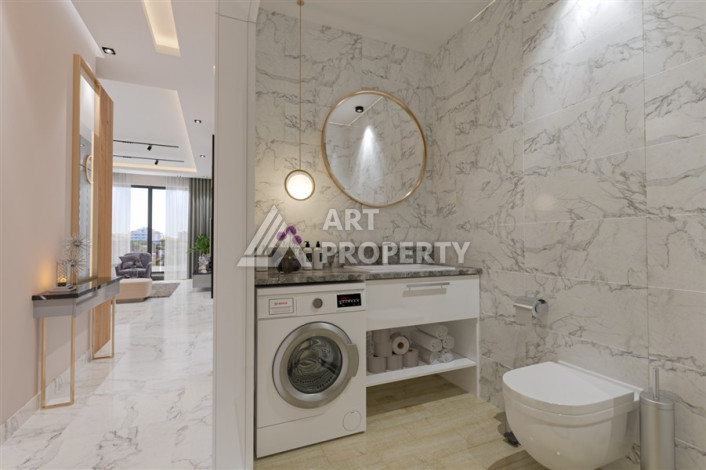 Элегантные апартаменты 1+1 в тихом районе Авсаллар - Ракурс 16