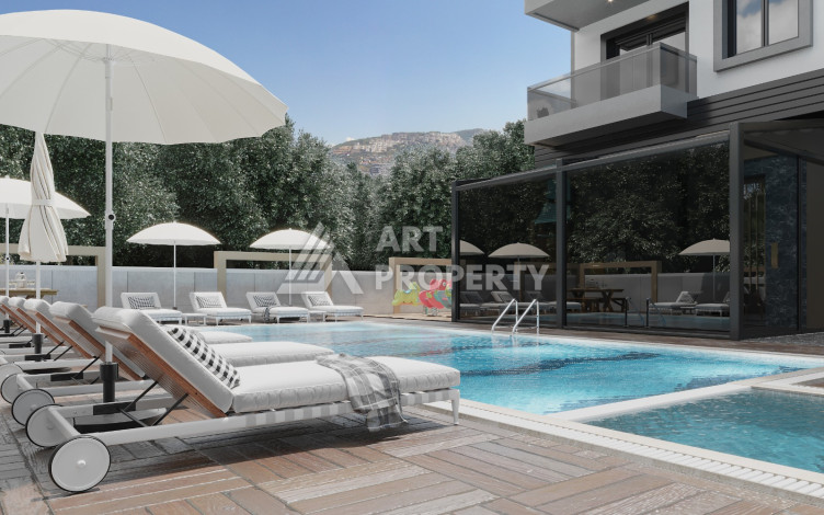 Уютная 1+1 в премиум комплексе элитного района Каргыджак - Ракурс 21