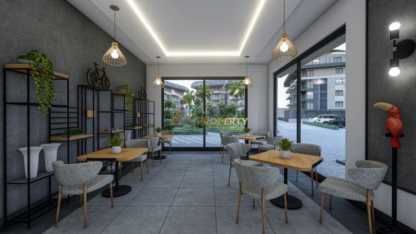 Шикарный новый проект на огромной площади в районе Оба, 50-197 м2 - Ракурс 45