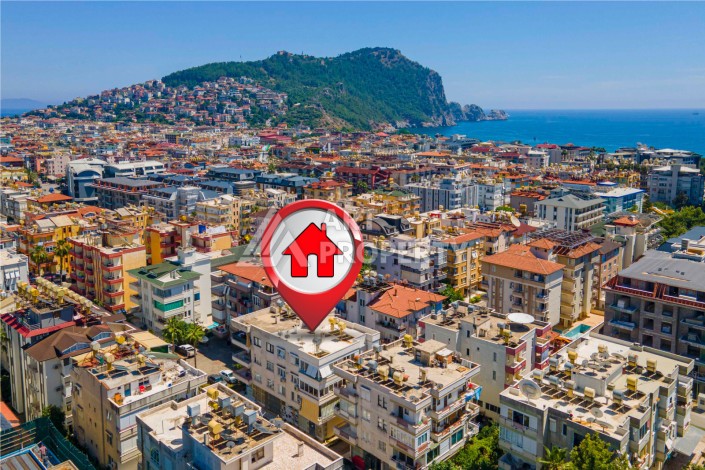 Квартира 3+1 идеальна для жизни в центре Аланьи - Ракурс 9