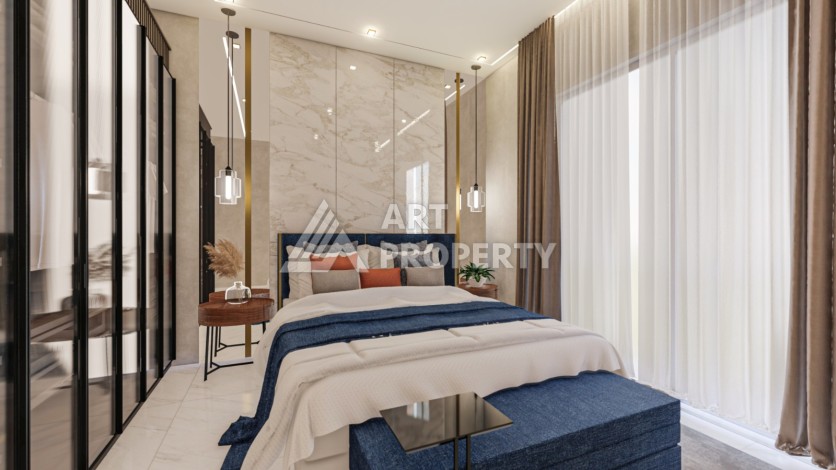 Две квартиры 1+1 от инвестора в зеленом районе Авсаллар - Ракурс 2