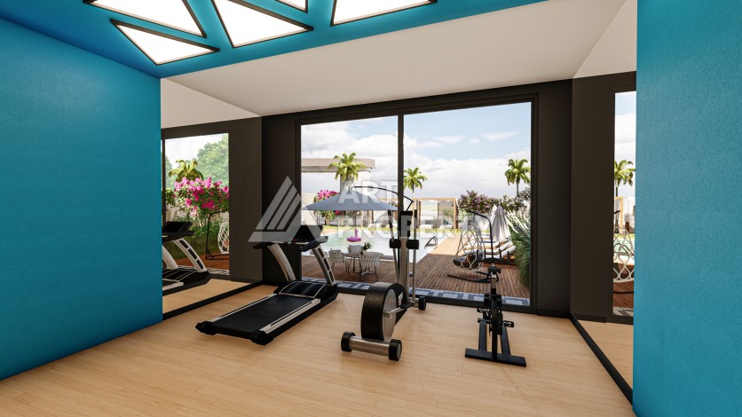 Две квартиры 1+1 от инвестора в зеленом районе Авсаллар - Ракурс 4