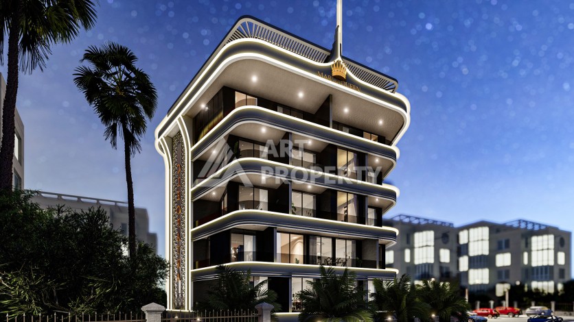 Новый стильный проект  в центре Алании - Ракурс 5