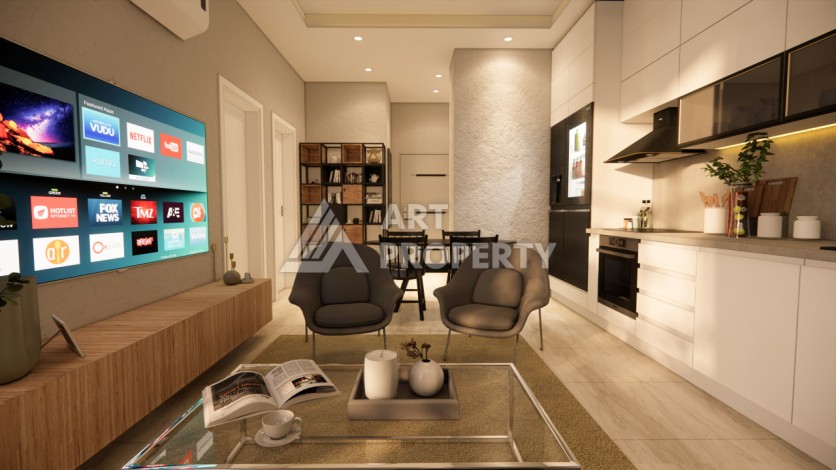 Новый комплекс всего 50 метров к морю в ценре Алании - Ракурс 7