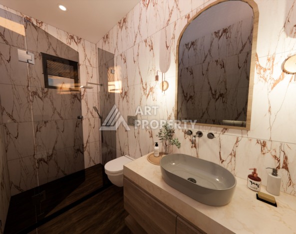 Новый комплекс всего 50 метров к морю в ценре Алании - Ракурс 9