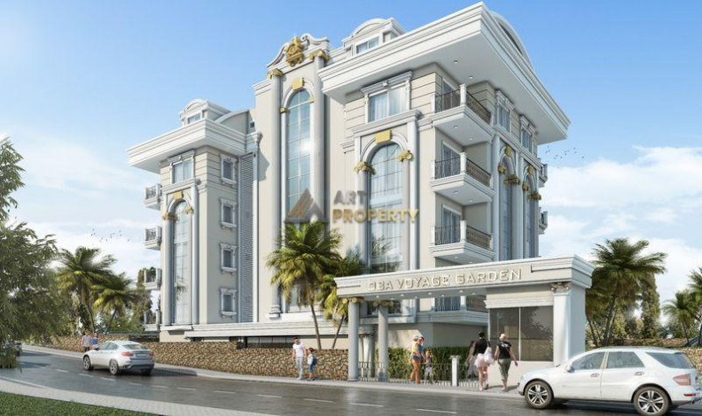 Прекрасный проект комплекса на завершающем этапе строительства с широкой инфраструктурой в центре района Оба, 45-229 м2 - Ракурс 16