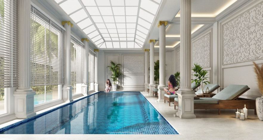 Прекрасный проект комплекса на завершающем этапе строительства с широкой инфраструктурой в центре района Оба, 45-229 м2 - Ракурс 25