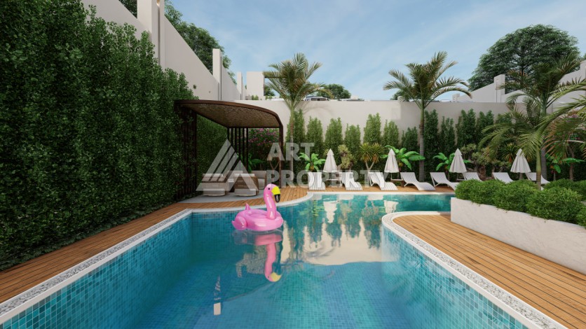 Строящийся эксклюзивный проект в Авсаллар - Ракурс 3