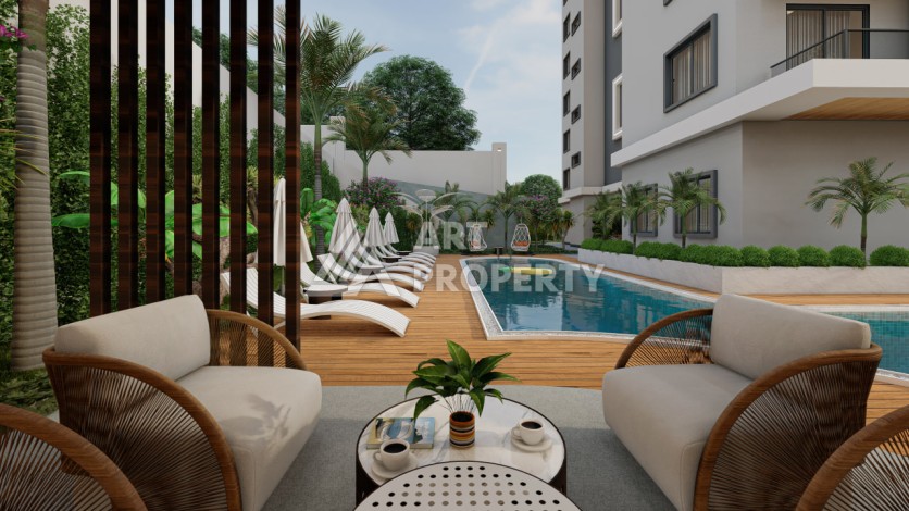 Строящийся эксклюзивный проект в Авсаллар - Ракурс 6