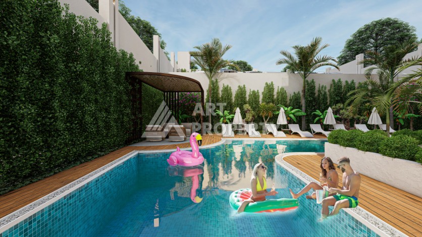 Строящийся эксклюзивный проект в Авсаллар - Ракурс 7