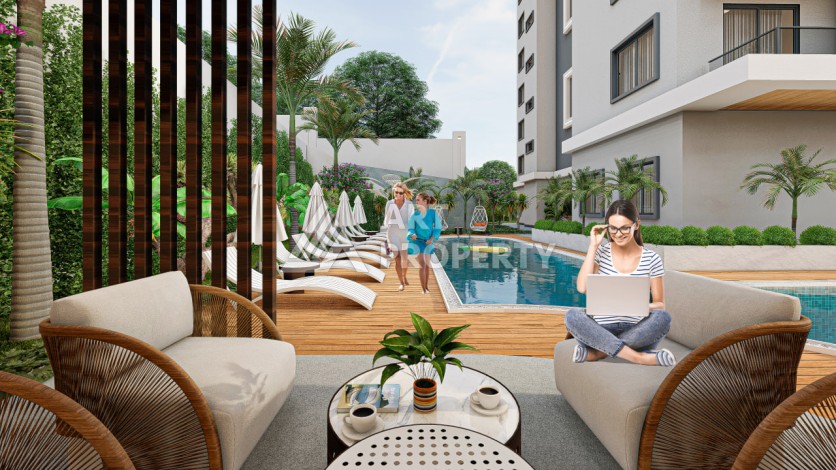 Строящийся эксклюзивный проект в Авсаллар - Ракурс 8