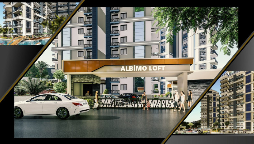 Квартиры 1+1 в новостроящемся комплексе с отельной инфраструктурой в Махмутларе, 56 м2 - Ракурс 4