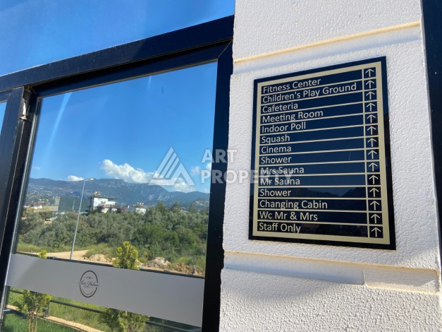 Со вкусом обставленная квартира 1+1 в новом комплексе самого развитого района Оба - Ракурс 28