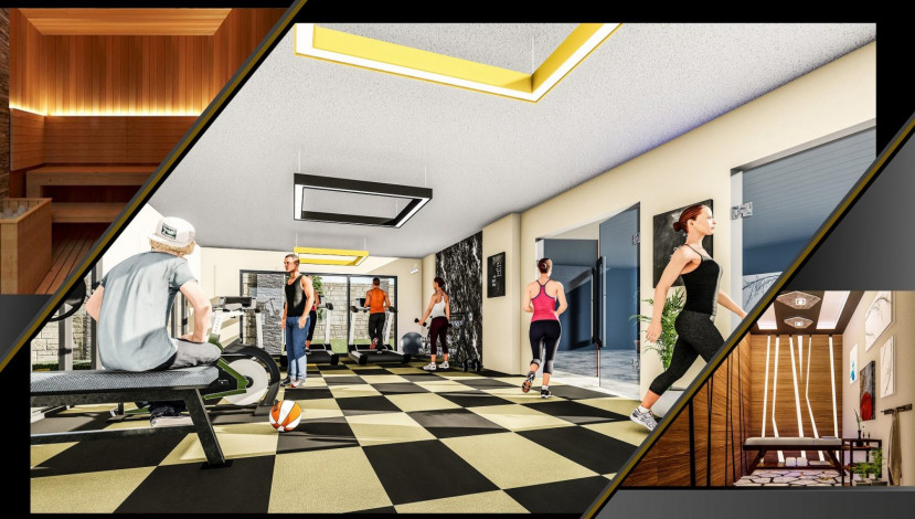 Квартиры 1+1 в новостроящемся комплексе с отельной инфраструктурой в Махмутларе, 56 м2 - Ракурс 11