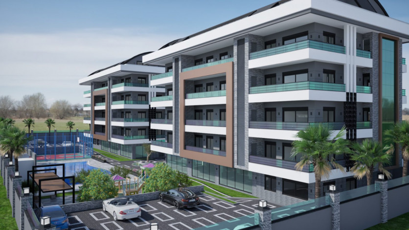 Проект в районе Оба различных планировок, 100-292 м2. - Ракурс 2