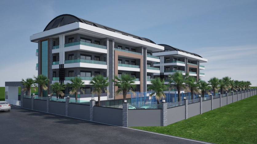 Проект в районе Оба различных планировок, 100-292 м2. - Ракурс 3