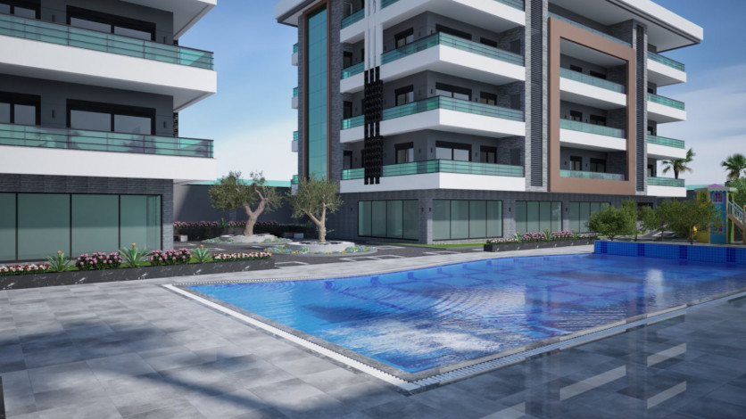 Проект в районе Оба различных планировок, 100-292 м2. - Ракурс 4