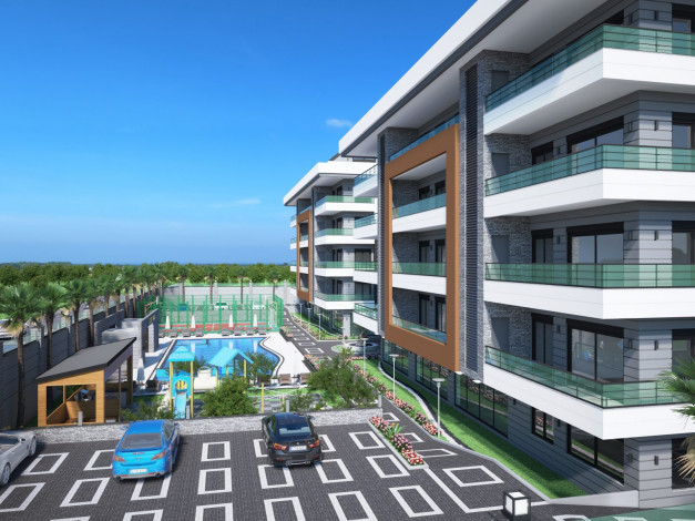 Проект в районе Оба различных планировок, 100-292 м2. - Ракурс 6