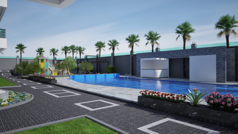 Проект в районе Оба различных планировок, 100-292 м2. - Ракурс 11