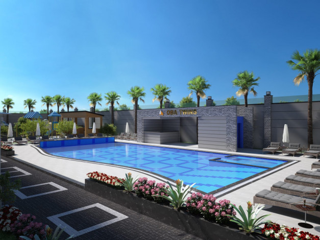 Проект в районе Оба различных планировок, 100-292 м2. - Ракурс 12