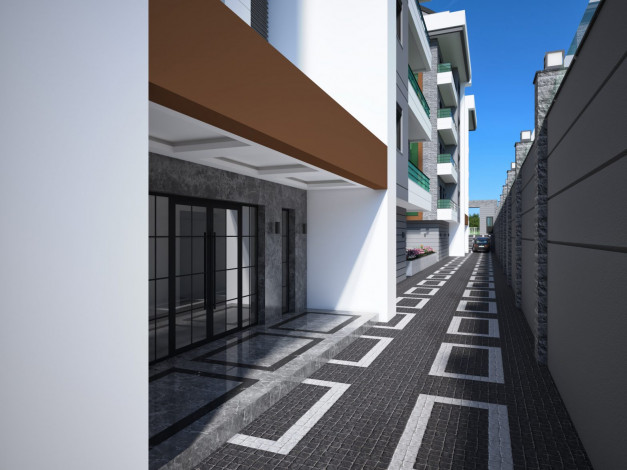 Проект в районе Оба различных планировок, 100-292 м2. - Ракурс 15