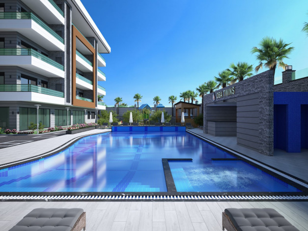 Проект в районе Оба различных планировок, 100-292 м2. - Ракурс 16